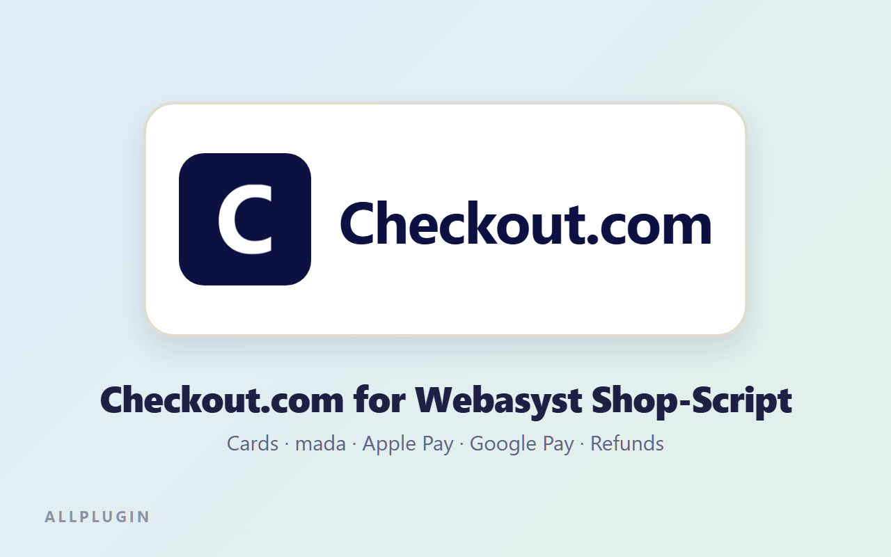 Checkout.com for Webasyst Shop-Script