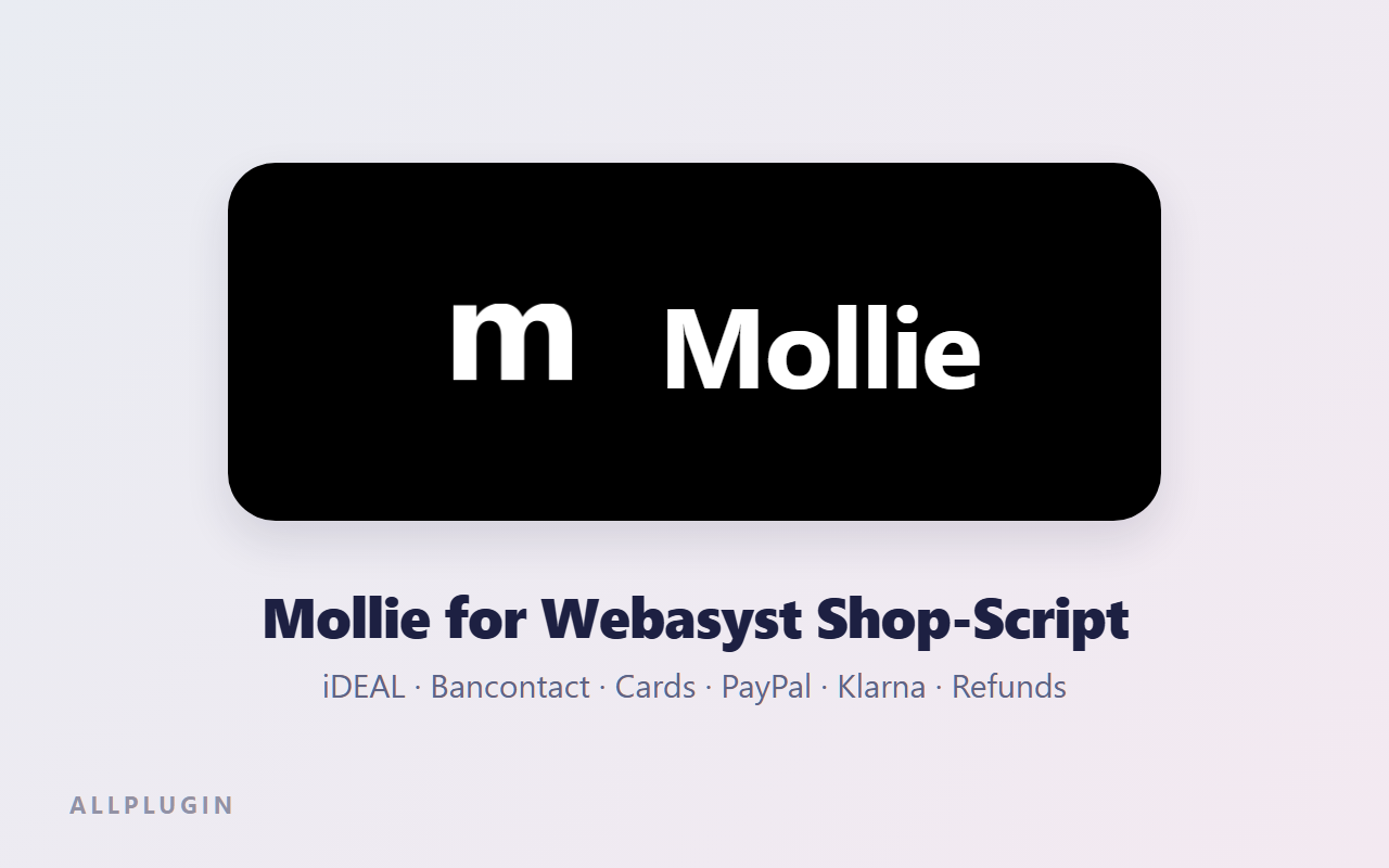 Mollie for Webasyst Shop-Script