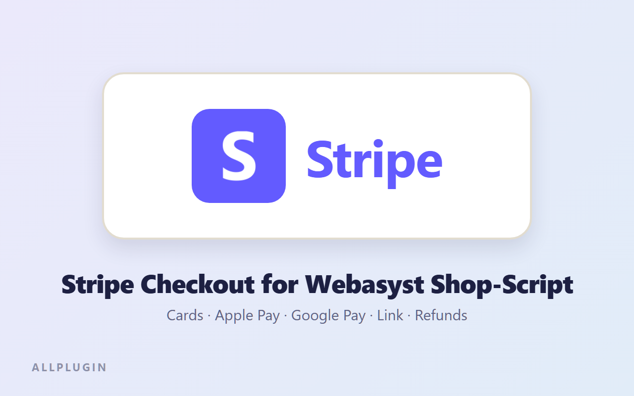 Stripe Checkout for Webasyst Shop-Script